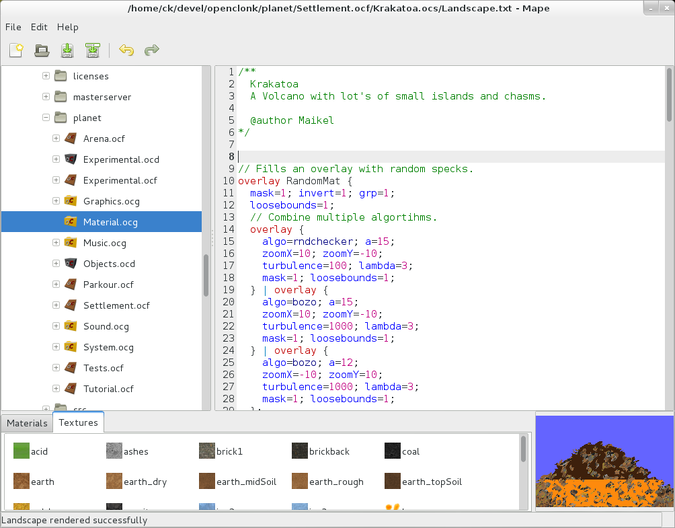 Dynamic Map Generator - OpenClonk Wiki